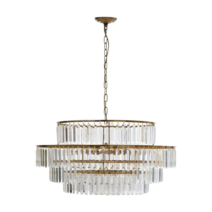 SAVOIA - 11 Light French Gold Crystal Chandelier — Discount Lighting