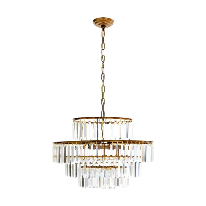 SAVOIA - 8 Light French Gold Crystal Chandelier — Discount Lighting