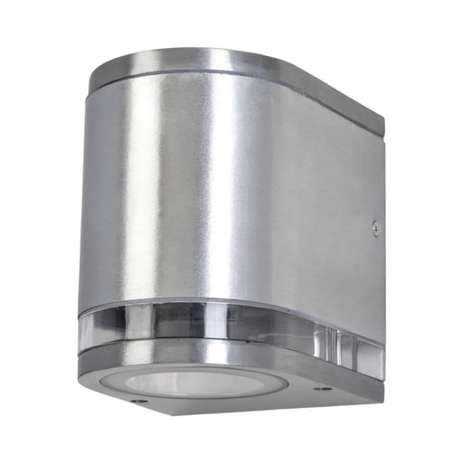 Fiorentino TUNNEL - Modern Cast Polished Aluminium Down Only Exterior Cool White 5W LED Wall Light - IP44