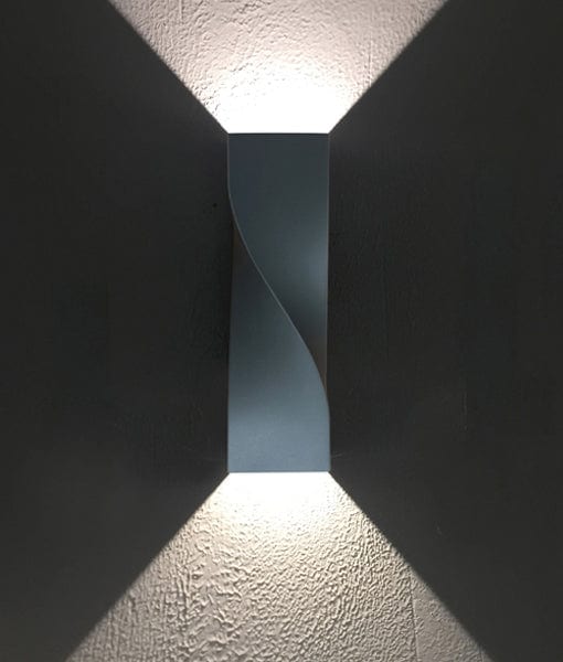 GIRO: Exterior Wall Light - LED Surface Mounted (avail in Dark Grey & White)