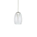 KALANI - Small Clear Glass Cool White 3W LED Pendant - 4000K-telbix KALANI PE-CL
