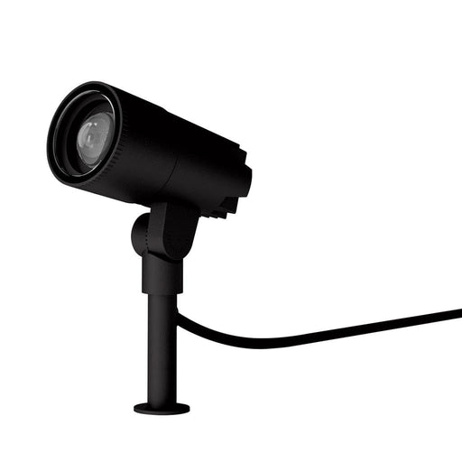 Domus KIRA: 6W Black LED Spike Light with Zoom Lens For Adjustable Beam Angle