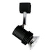 Oriel ZAP - Modern Black & Chrome 240V Single Circuit Adjustable Track Head Only - Halogen Lamp Included