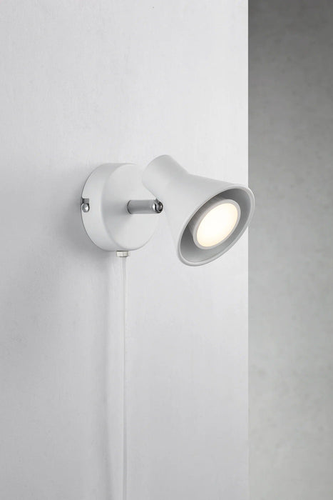 EIK Interior Wall Light (avail in White, Grey & Black)