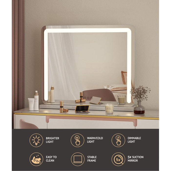 Embellir Makeup Mirror With Light Hollywood Vanity LED Mirrors White 5 ...