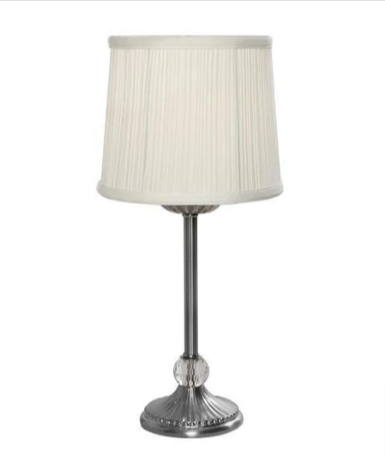 MIA 1 Light Table Lamp Silver
