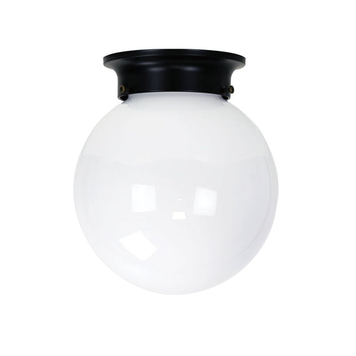 JETBALL 20 Ceiling Light with opal Glass Black