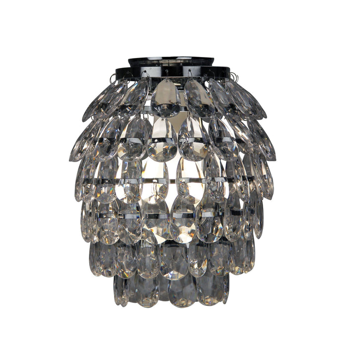 BLING - Modern Chrome And Faux Crystal DIY Ceiling Fitting