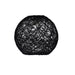 Oriel KONO - Black Woven String Spherical 1 Light DIY
