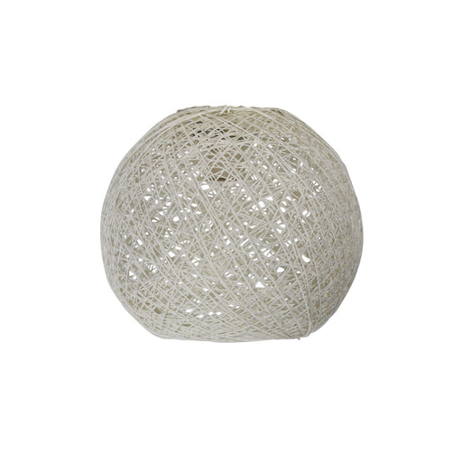 Oriel KONO - White Woven String Spherical 1 Light DIY