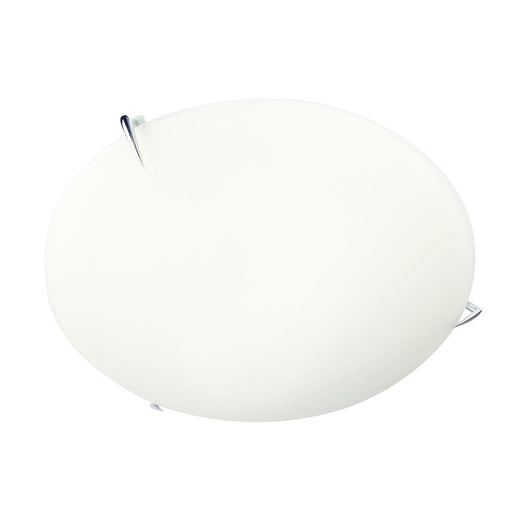 CLAW Ceiling Light Matt Opal and Chrome Large
