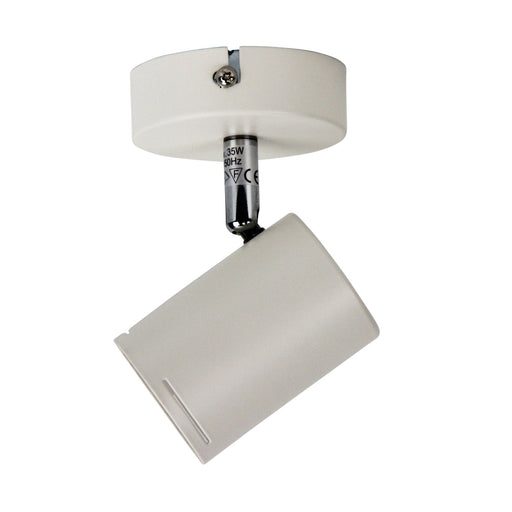 Oriel BARIL - Modern Plain White 1 Light 240V GU10 Adjustable Spot Light