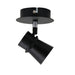 Oriel YARRA - Black 1 Light Adjustable Interior 240 Volt Spot Light