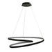 Oriel INFINITY Black Spiral Ring LED Pendant