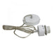 PARTI CORD Suspension White with Clear Cable (Hardwired) Oriel