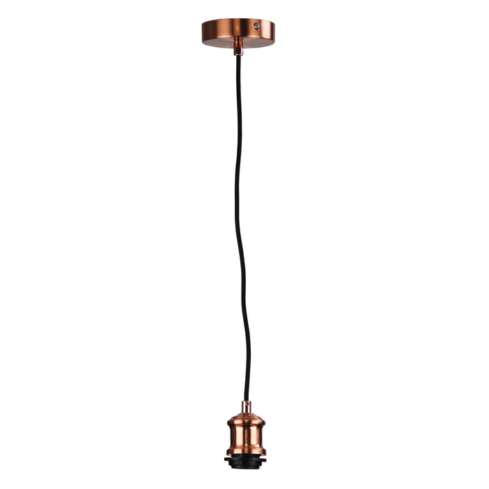 ALBANY - Industrial Vintage Style Copper Cloth Suspension Only