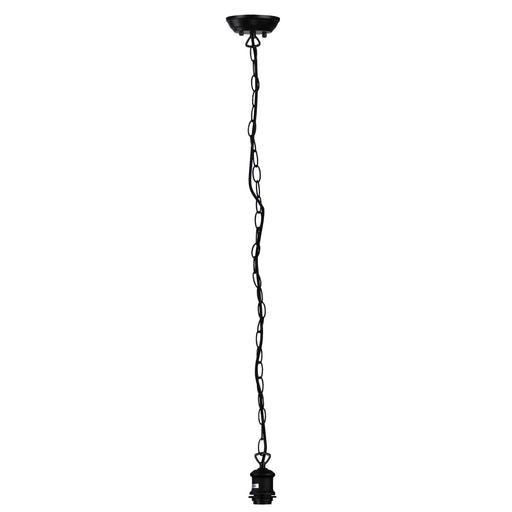 Oriel ALBANY - Industrial Vintage Style Plain Black Chain Suspension Only
