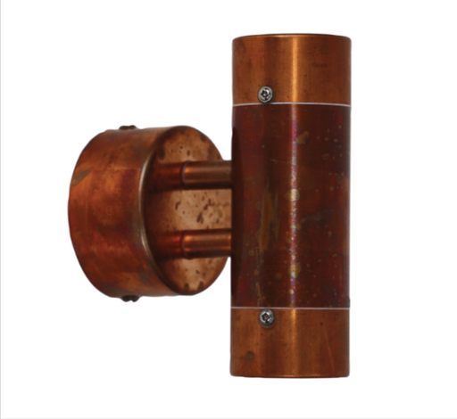 COMMA 240V Outdoor Up-Down Wall Light Copper