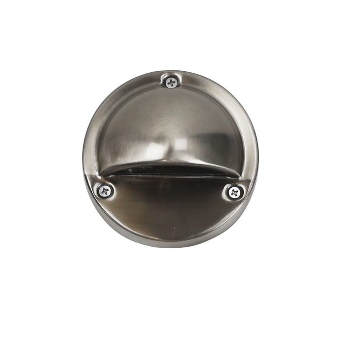 Oriel LUNA - Stainless Steel Low Voltage Eyelid Exterior Surface Mounted Step Light - IP44 - Transformer/Driver Required
