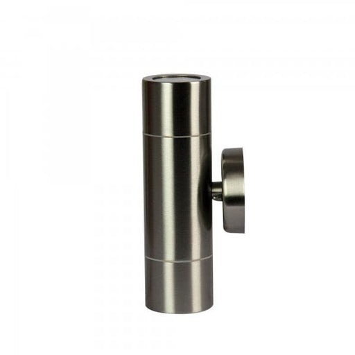 ZETA STAINLESS STEEL Exterior IP44 Up/Down Wall Light (GU10 Globes Not Included) Oriel