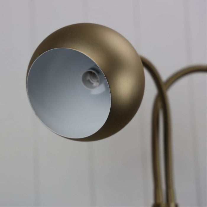 BOBO Floor Lamp - Twin Flexible Neck Bronze