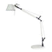 Oriel FORMA - Stunning White & Chrome Adjustable Desk Lamp With An Excellent Reach Of 400mm Makes Forma A Formidable Task Lamp