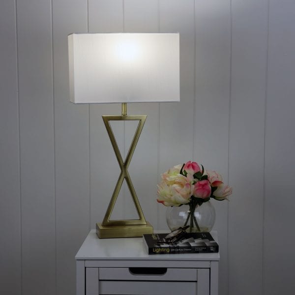 KIZZ Bedside Lamp (avail in Chrome & Antique Brass)