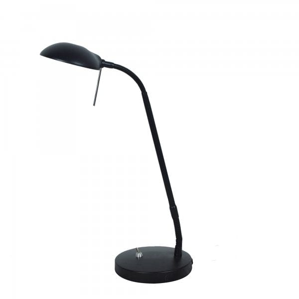 TIMO Black 5W Cool White LED Desk Lamp Oriel