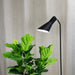 THOR Black 1 x E27 Floor Lamp with Adjustable Head Oriel
