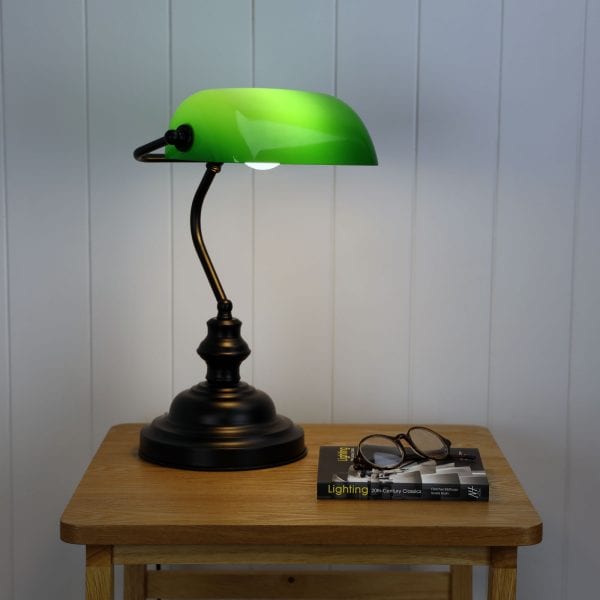 BANKERS ON/OFF Touch Lamp Black