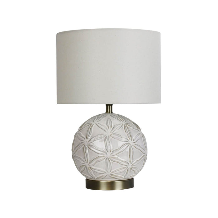 Oriel ARIEL Decorative Ceramic Table Lamp with Shade