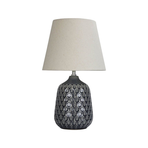 Oriel DARIA Decorative Ceramic Table Lamp with Shade