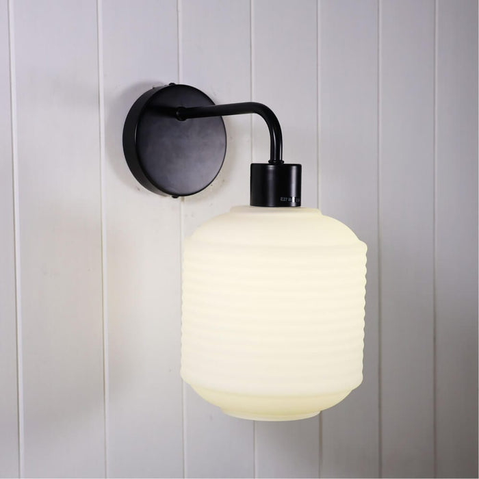 MARCONI WALL Glass Wall Sconce (avail in Clear or Opal Glass)