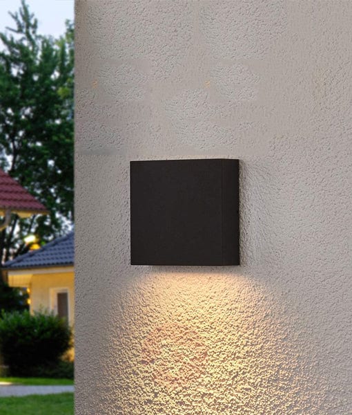 PDL: LED Exterior Surface Mounted Wall Light (avail in Black & Antique Brass)