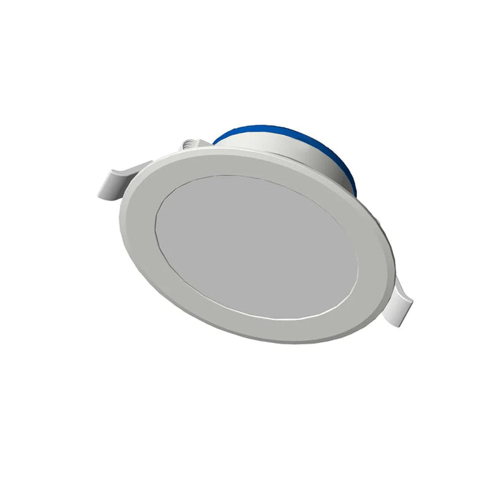 POD - Round White 10W Dimmable LED Downlight Complete With Flex & Plug (Warm & Natural White Options)