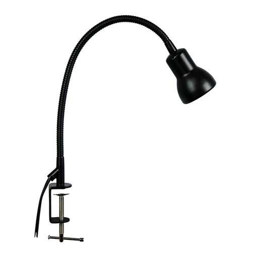 Oriel SCOPE - Practical Black Adjustable 1 Light Clamp Lamp