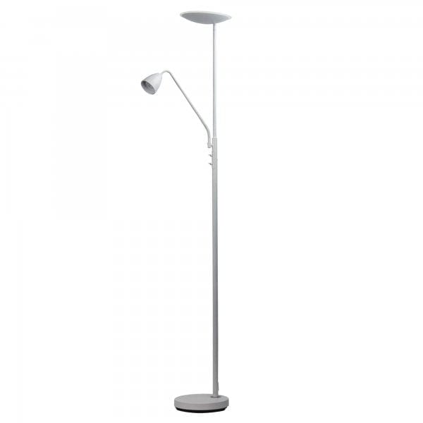 UP2 White 2 x LED Mother and Child Floor Lamp Oriel