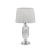 Silver and White Table Lamp - Adria