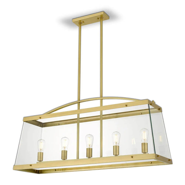 COLAIR 5 Lights Solid Brass