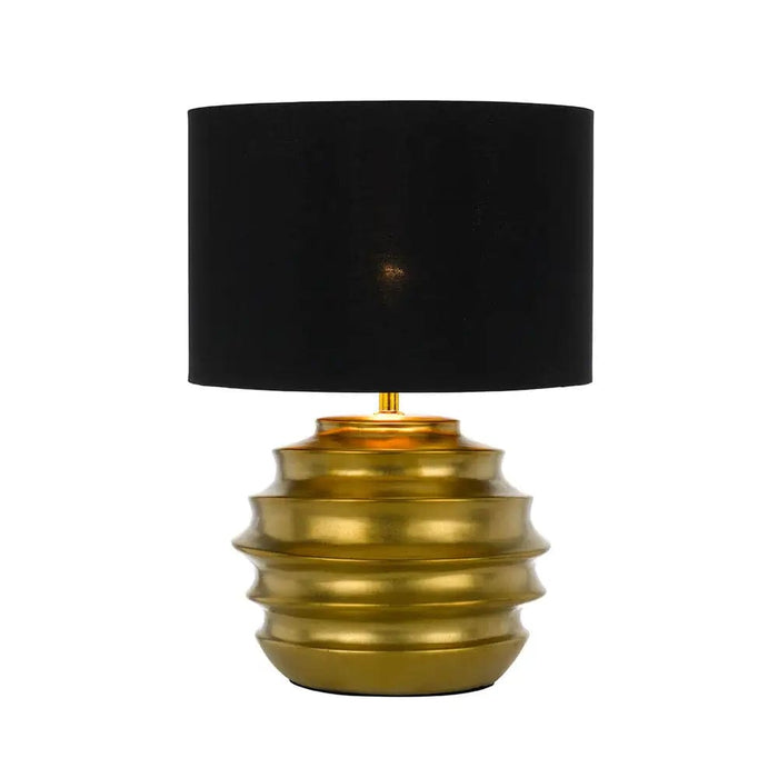ARAS LAMP Ceramic Table Lamp Gold