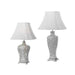 DONO Grey floral  small & big Table Lamp-Telbix-DONO TL-40GRY