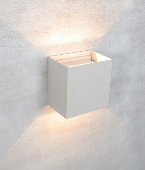 TOCA: Exterior Wall Light - LED Surface Mounted Square (avail in Black & White)