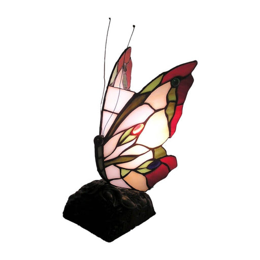 Toongabbie LEADLIGHT - Elegant Various Coloured Butterfly Lead Light Table Lamp