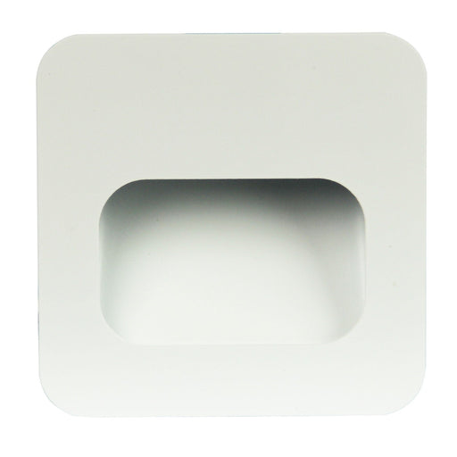 Oriel PEKO - Modern White Square 3W Cool White LED Recessed Stair Light Complete With Driver