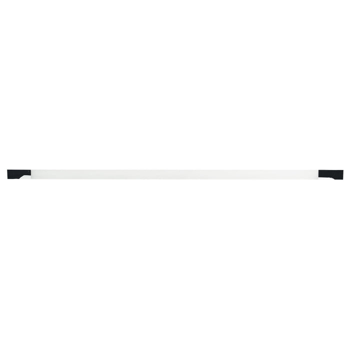 Oriel DASH - Large Modern Chrome 14W Cool White LED Vanity Wall Light With Acrylic Face