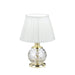 VIVIAN - Gold And Clear Table Lamp With White Shade-telbix VIVIAN TL-GDWH