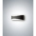APIS - Modern Curved Dark Grey Die Cast Aluminium 10W Warm White LED Exterior Wall Bracket With PC Diffuser - IP65 CLA
