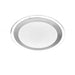 ASTRID - Modern Silver 18W Now in CCT (Warm, Cool, Daylight) LED Oyster Light - 1400 Lumens, Opal Diffuser With Silver & Clear Surround - Astrid OY33-SL3C Telbix