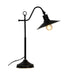 BOSTON - Modern Rubbed Bronze Table Lamp Featuring Gold Highlights & Adjustable Head Oriel