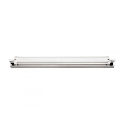 CARLISLE - Medium Modern Chrome Finished 16W Cool White LED Vanity Wall Light Featuring Clear/Acrylic Lens Cougar